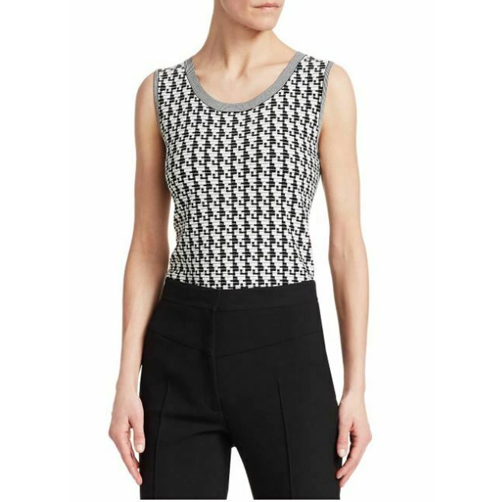 AKRIS PUNTO Soundboard Sweater Tank Sz 4